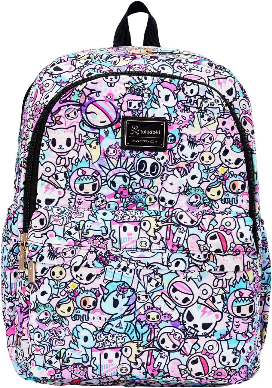 Tokidoki Backpack Cute Travel Laptop Backpack for Women Casual Bookbags Lightweight Canvas Backpack School Bag Daypack