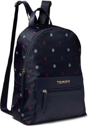 Tommy Hilfiger Alexis II Smalldome Backpack Serif Critter Nylon Tommy Navy/Tommy Red/Ivory One Size