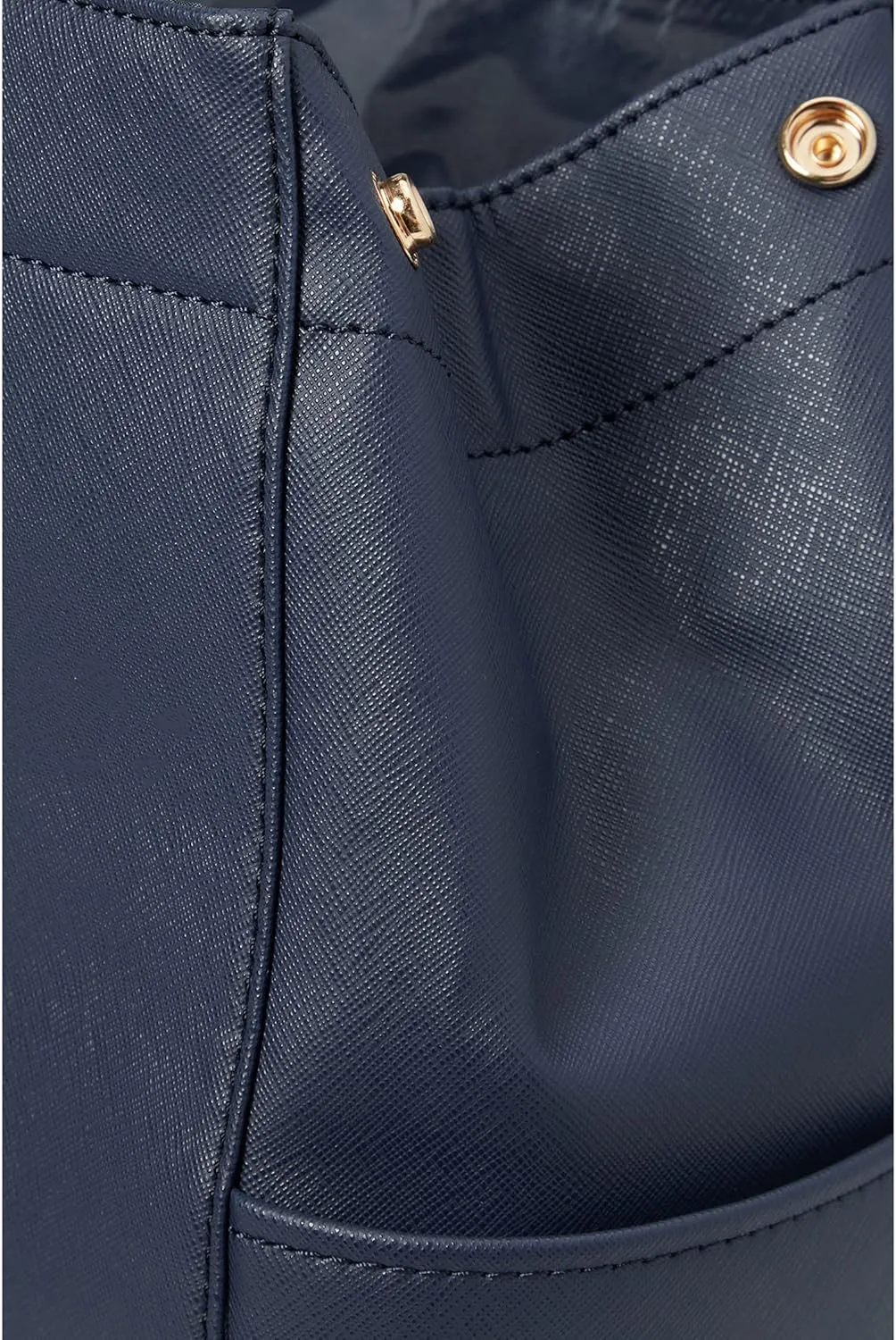 Tommy Hilfiger Beth II Flap Backpack Saffiano PVC Tommy Navy One Size