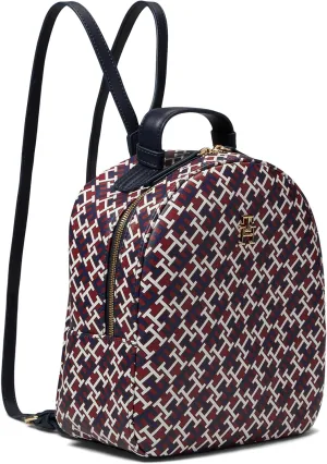 Tommy Hilfiger Darcy Mini Dome Backpack Eu Mono PVC Red/White/Blue Multi One Size