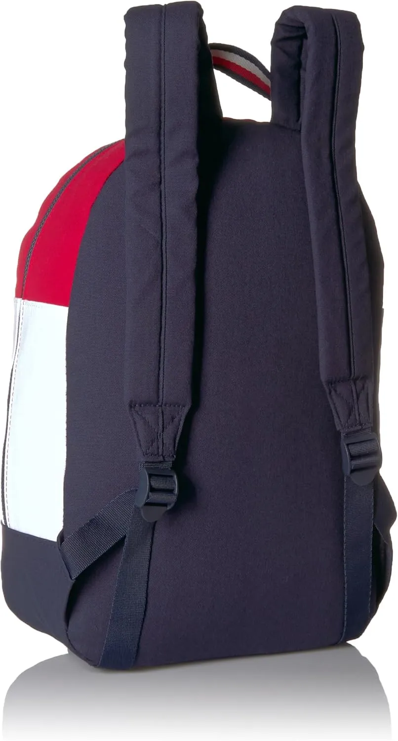 Tommy Hilfiger Unisex Patriot Colorblock Canvas Backpack