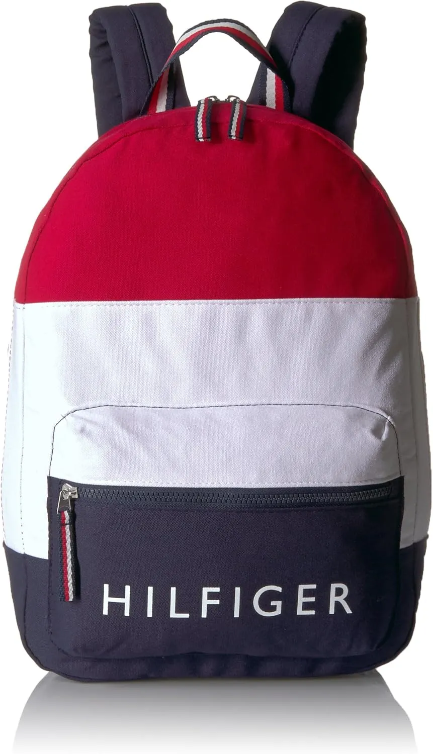 Tommy Hilfiger Unisex Patriot Colorblock Canvas Backpack