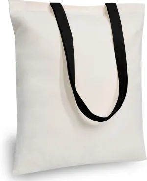 TOPDesign 6-Pack Economical Cotton Tote Bag, Lightweight Medium Reusable Grocery Shopping Cloth Bags, Suitable for DIY, Advertising, Promotion, Gift, Activity