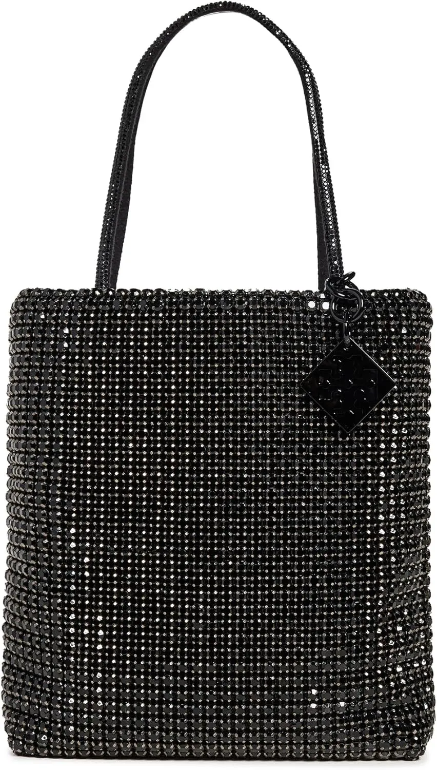 Tory Burch Women's Night Owl Crystal Embellished Mini Tote
