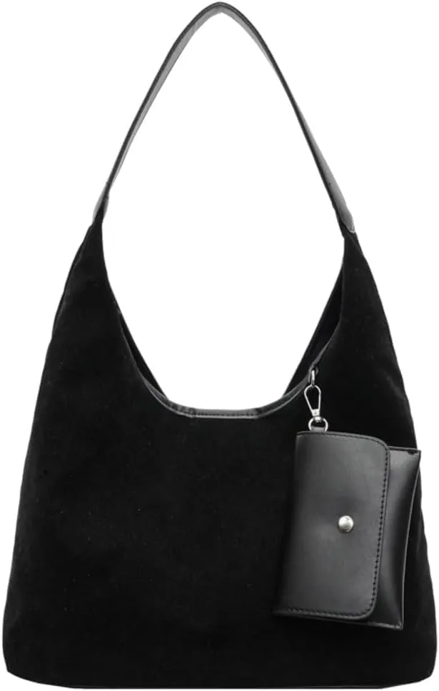 Tote Bag for Women Suede Shoulder Bags Satchel and Purse Bag Soft Stylish Handbag Dating Work Shopping