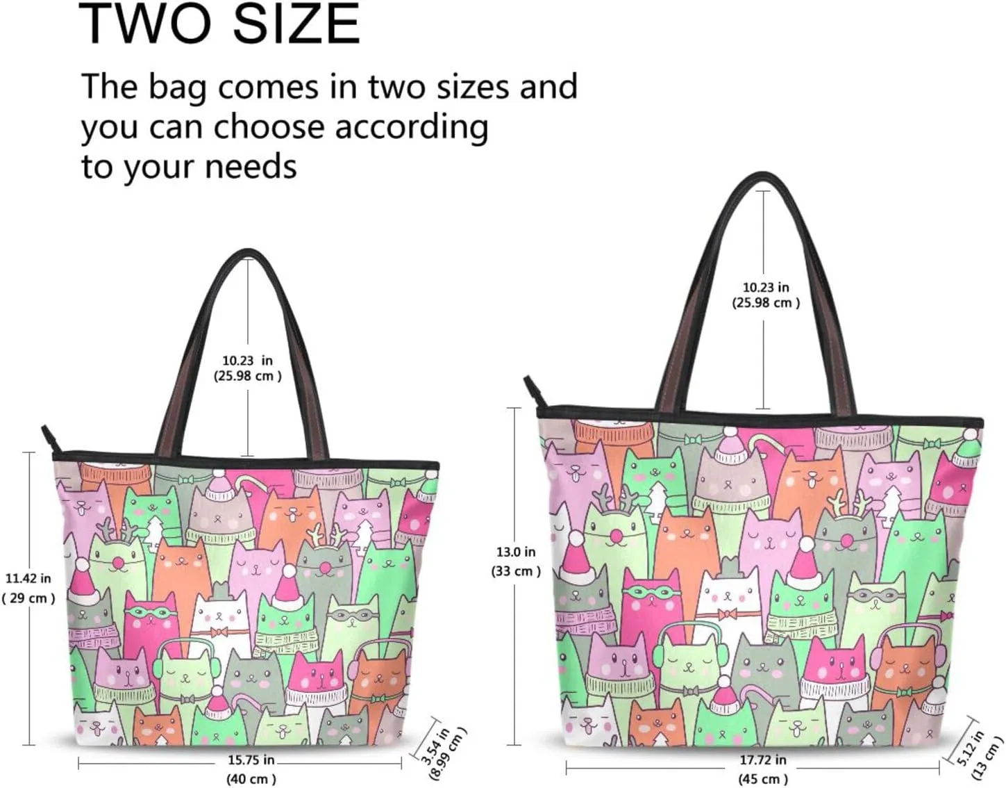 Tote Bag for Women Top Handle Satchel Purse Large Tote Bags with Zipper Pockets Pattern 1