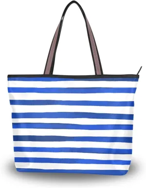 Tote Bag for Women with Zipper,Polyester Tote Purse Holiday Tote Bag Work Handbag Women Gift