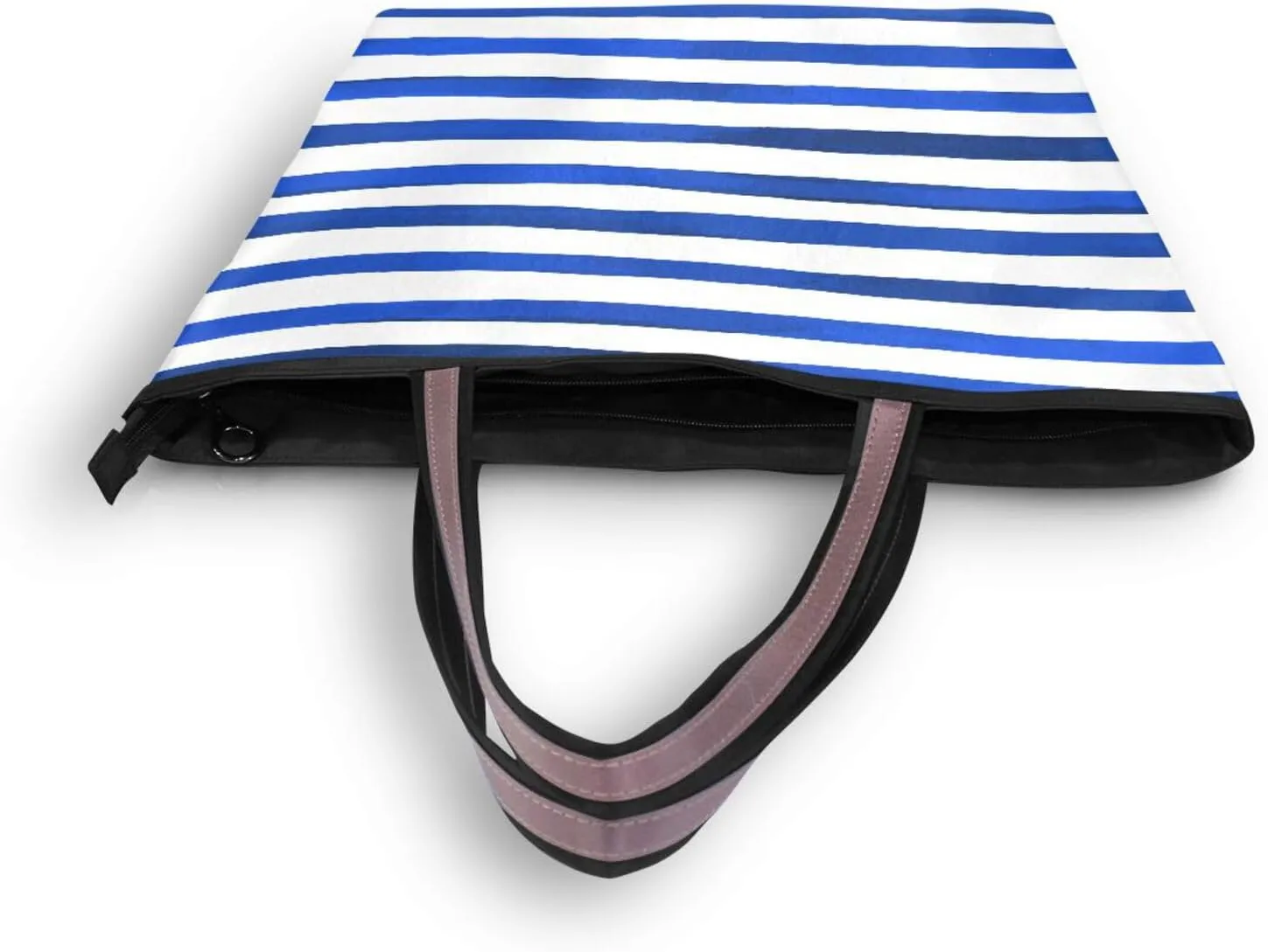 Tote Bag for Women with Zipper,Polyester Tote Purse Holiday Tote Bag Work Handbag Women Gift