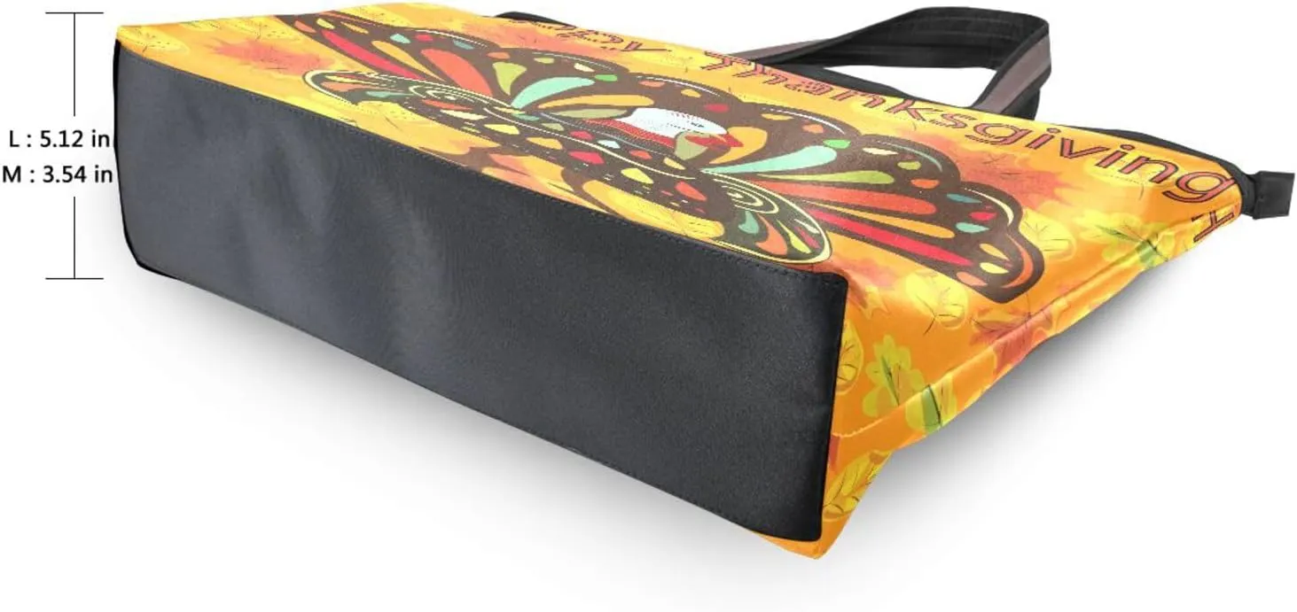 Tote Bag for Women with Zipper,Polyester Tote Purse Holiday Tote Bag Work Handbag Women Gift