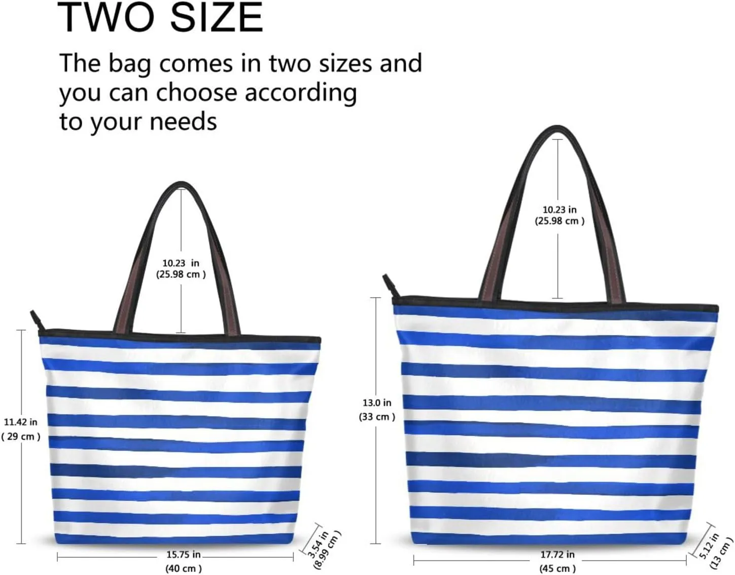 Tote Bag for Women with Zipper,Polyester Tote Purse Holiday Tote Bag Work Handbag Women Gift
