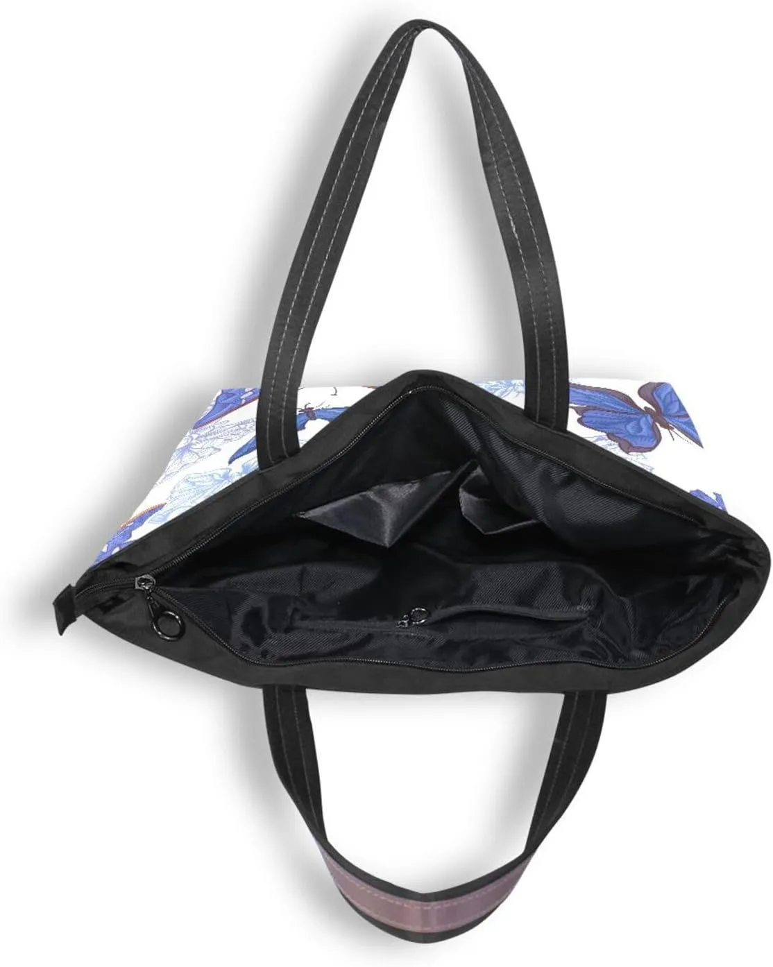 Tote Top Handle Shoulder Bag Butterfly Handbag - Large Tote Bags for Women Purses and Ladies Work Handbags Pattern 1