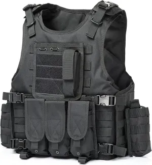 Trainning Tactical Airsoft Paintball Combat Swat Assault Army Shooting Hunting Outdoor Molle Police Vest