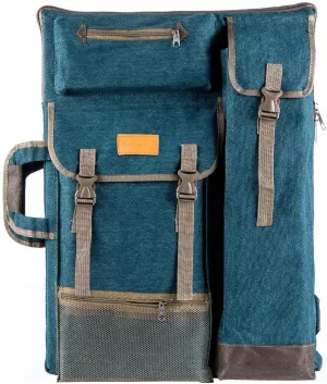 TRANSON Art Portfolio Case Artist Backpack Canvas Bag Large 26” x 19.5”