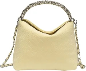 Trendy Woven Top Handle Bag for Women PU Leather Hobo Bags Casual Crossbody Purse Shoulder Satchel Bag Tote Handbag