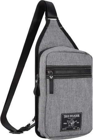 True Religion Crossbody Bags for Women & Men, Sling Bag for Men, Women Cross Body Bag, Sling Backpack Travel Bag Travel Purse