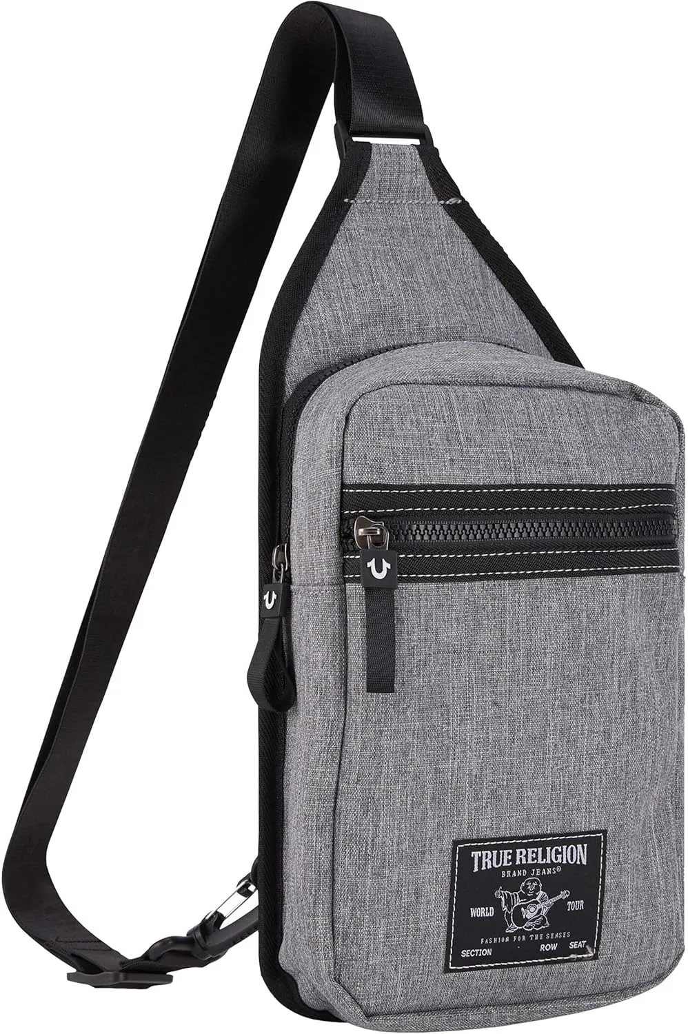 True Religion Crossbody Bags for Women & Men, Sling Bag for Men, Women Cross Body Bag, Sling Backpack Travel Bag Travel Purse
