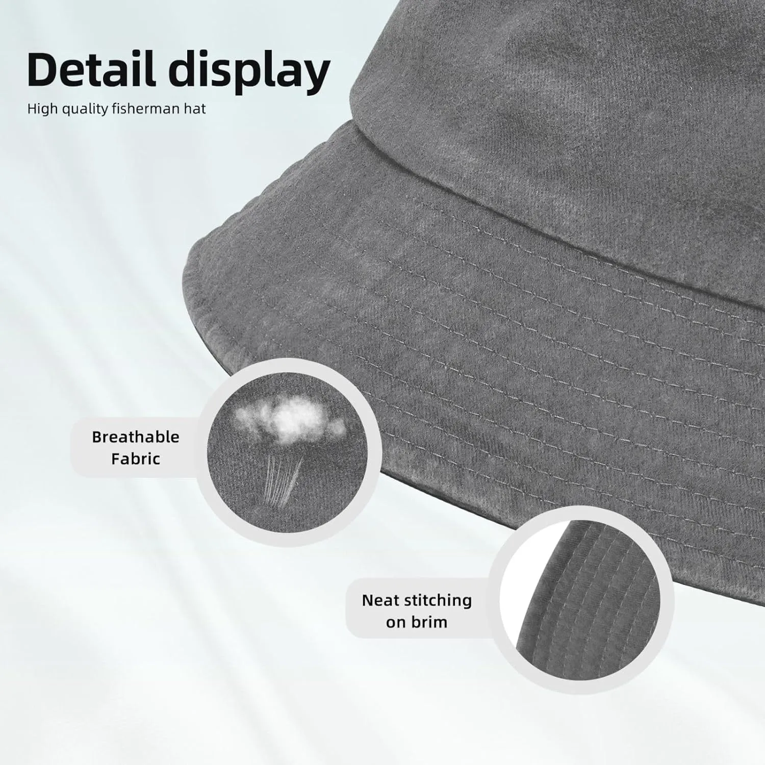 Twin Ravens of Odin Norse Pagan Symbol Bucket Hat Beach Sun Hats Cowboy Denim Fisherman Hats for Men Women