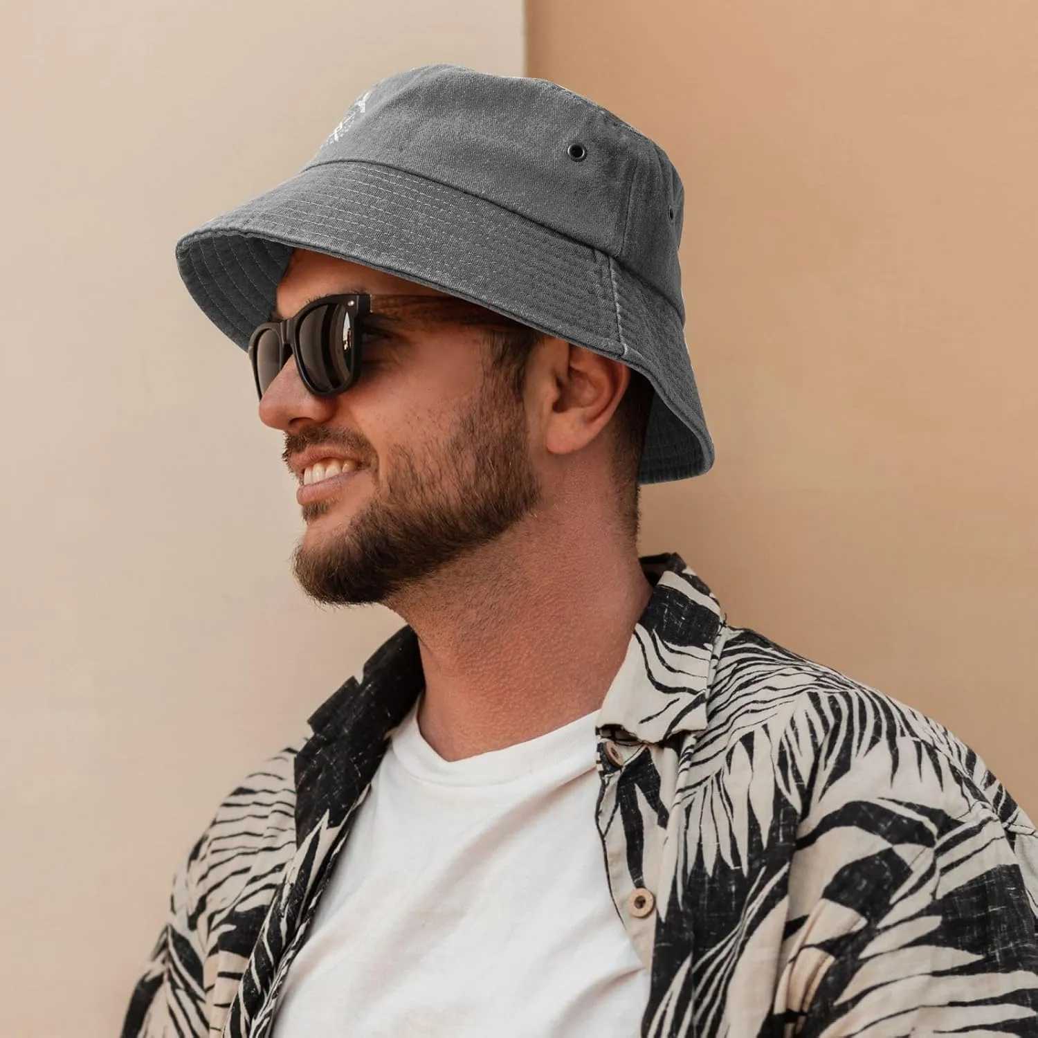 Twin Ravens of Odin Norse Pagan Symbol Bucket Hat Beach Sun Hats Cowboy Denim Fisherman Hats for Men Women