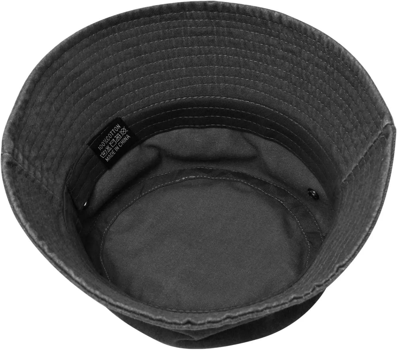 Twin Ravens of Odin Norse Pagan Symbol Bucket Hat Outdoor Sun Protection Denim Bucket Hat for Men Women Black