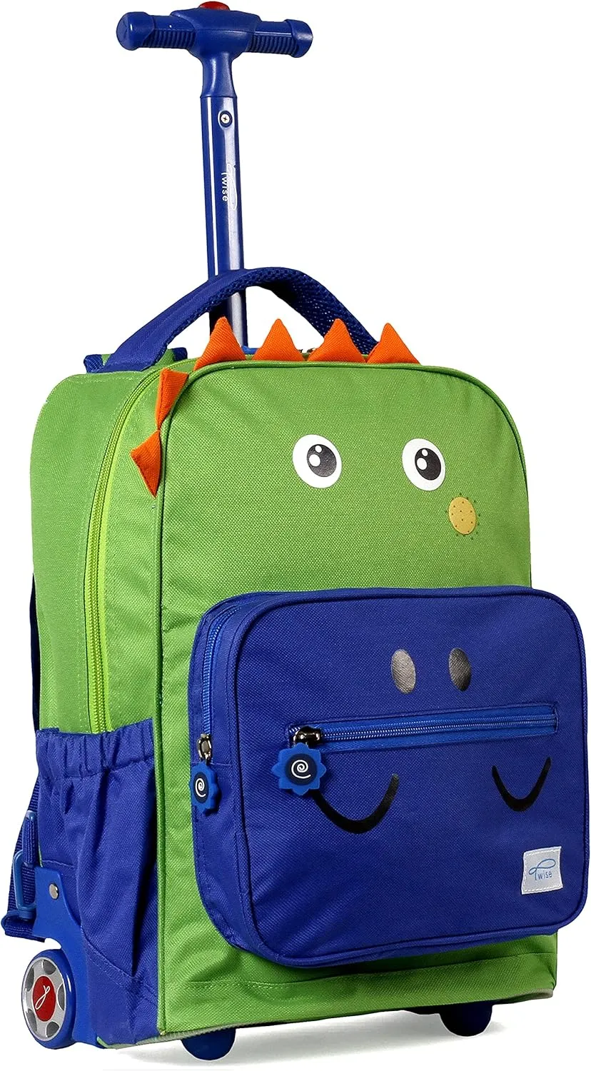 TWISE SIDE-KICK SCHOOL, TRAVEL ROLLING BACKPACK FOR KIDS AND TODDLERS