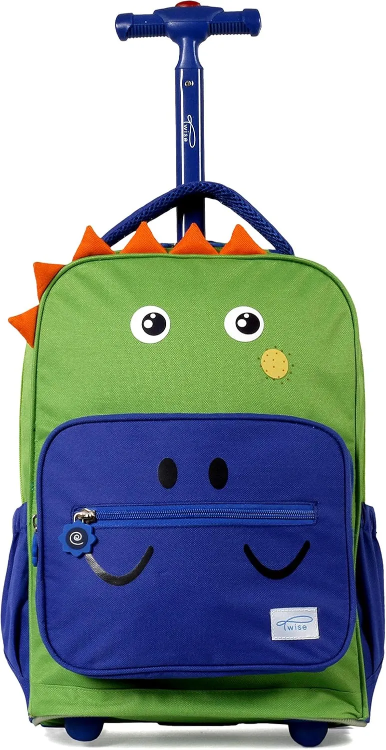 TWISE SIDE-KICK SCHOOL, TRAVEL ROLLING BACKPACK FOR KIDS AND TODDLERS