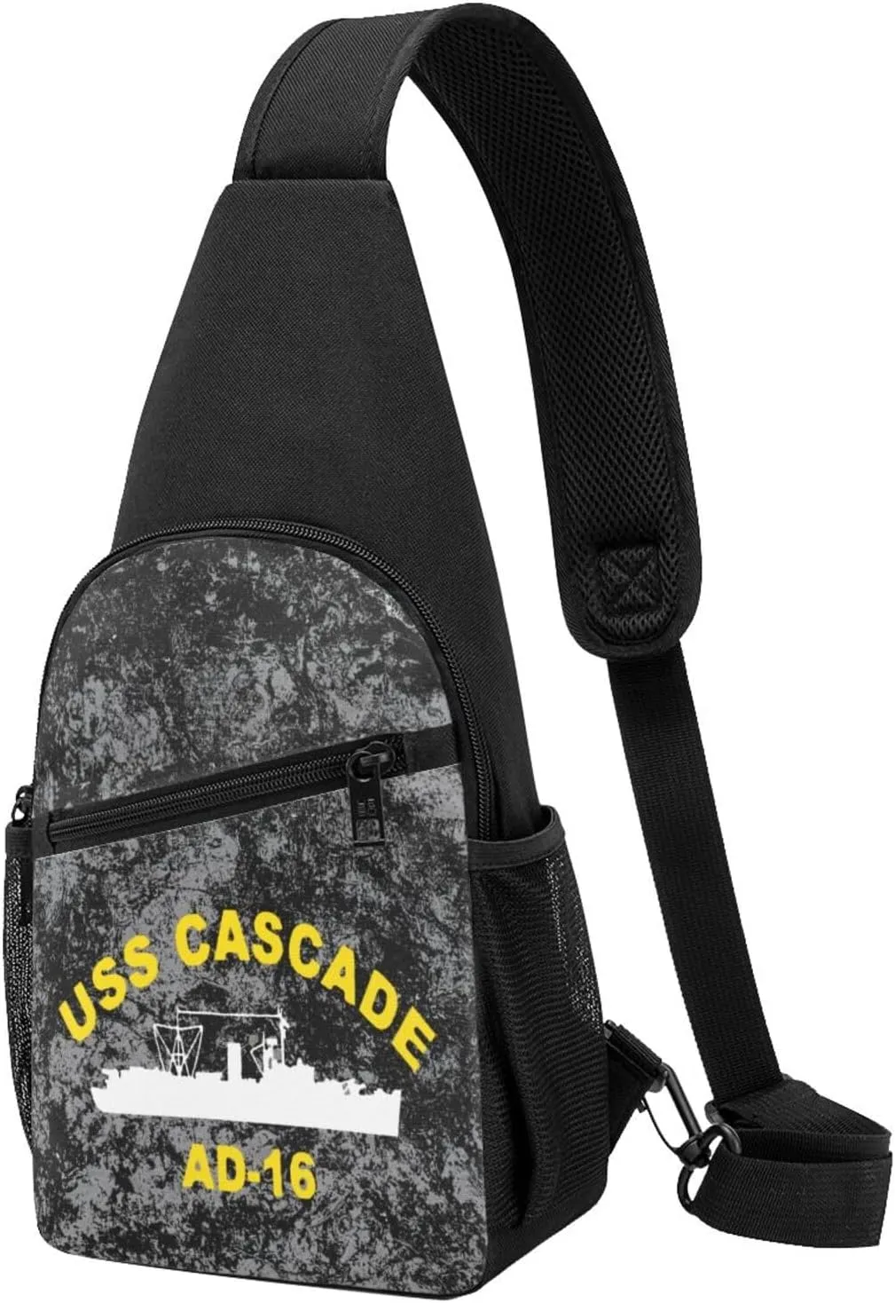 USS Cascade Ad 16 Sling Bag Crossbody Backpack Shoulder Casual Daypack Bags for Men
