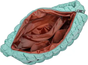 VH&GRED Puffer Quilted Carryall Bag Large Padding Tote Lightweight Crossbody Purse Casual Hobo Handbag for Women