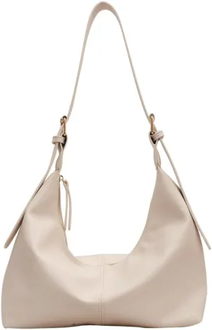 Vintage Shoulder Crossbody Purses for Women Large Dumpling Tote Bag Soft Vegan Leather Handbags Adjustable Satchels