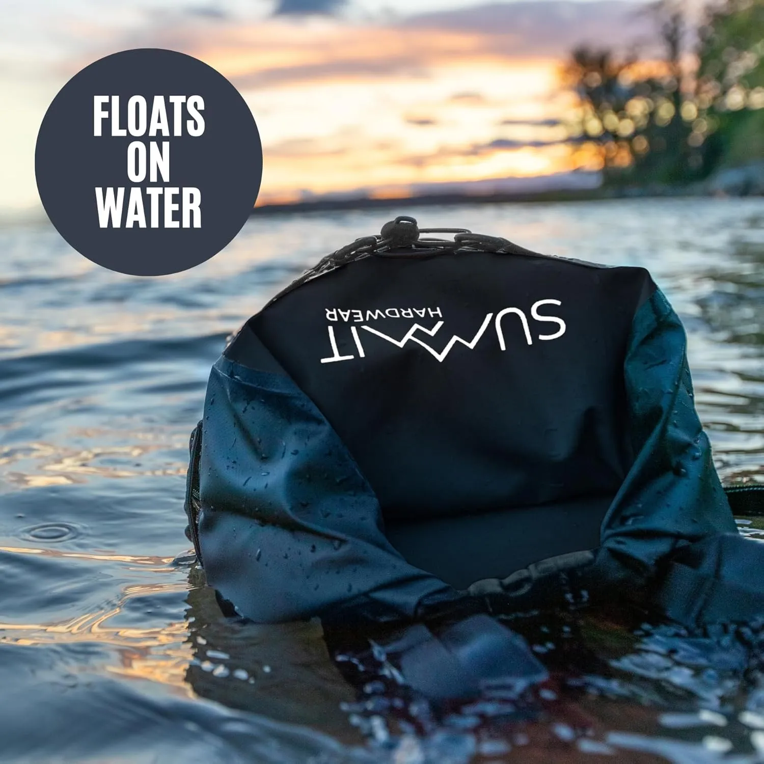 Waterproof Backpack –Dry Bag Backpack with Roll Top Closure – Hiking Backpack – Dry Sack for Kayaking (Leaf Green, 35 Liter)