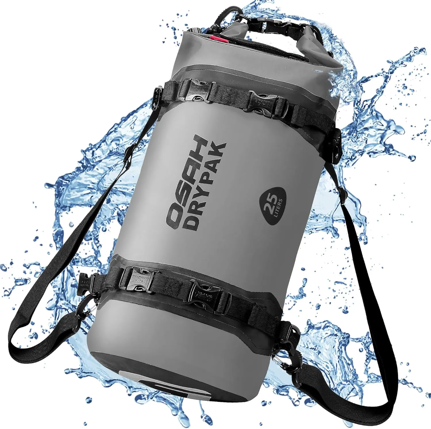 Waterproof Dry Bag - Motorcycle Luggage Tail Bag with Straps for Back Seat, Roll Top Lightweight Waterproof Backpack Sack for Travel, Swimming, Boating, Kayaking, Camping and Beach