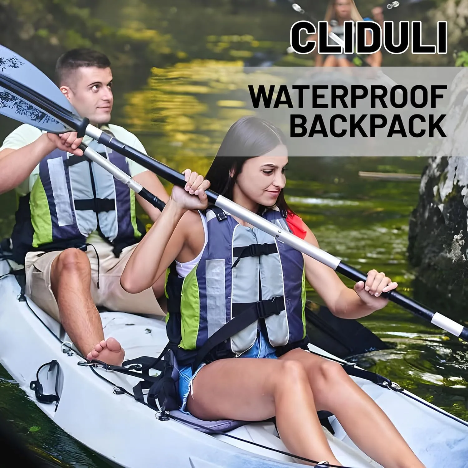 Waterproof Dry Bag,Roll Top Summer Beach Coastal Theme Waterproof Backpack 5L/10L/20L Floating and Lightweight Bags for Kayaking, Boating, Fishing, Swimming and Camping
