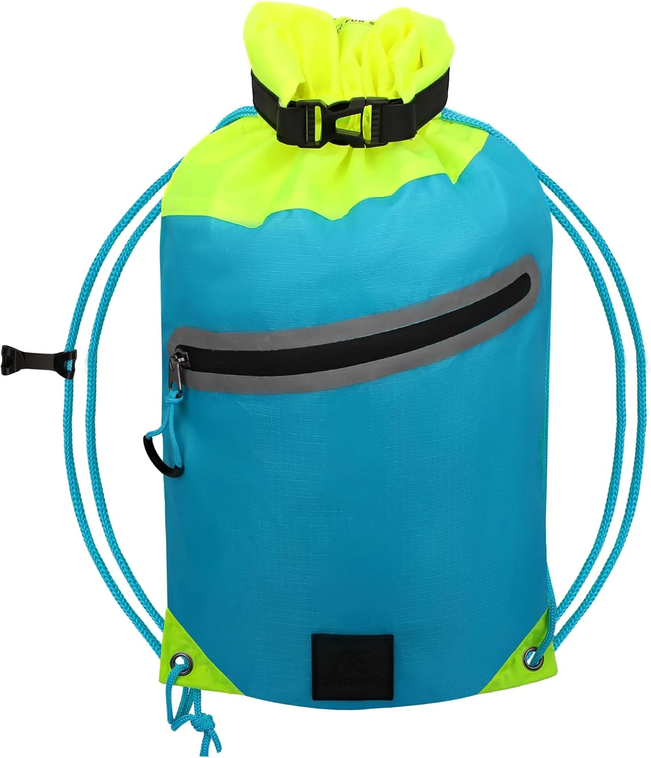 Waterproof roll top backpack basketball bag Travel travel bag Sports bag, suitable for camping, outdoor sports, beach, skiing (Blue)