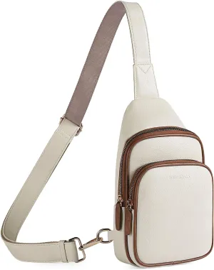 WESTBRONCO Sling Bag for Women Small Nylon Fanny Pack Lightweight Large-capacity Crossbody Bags