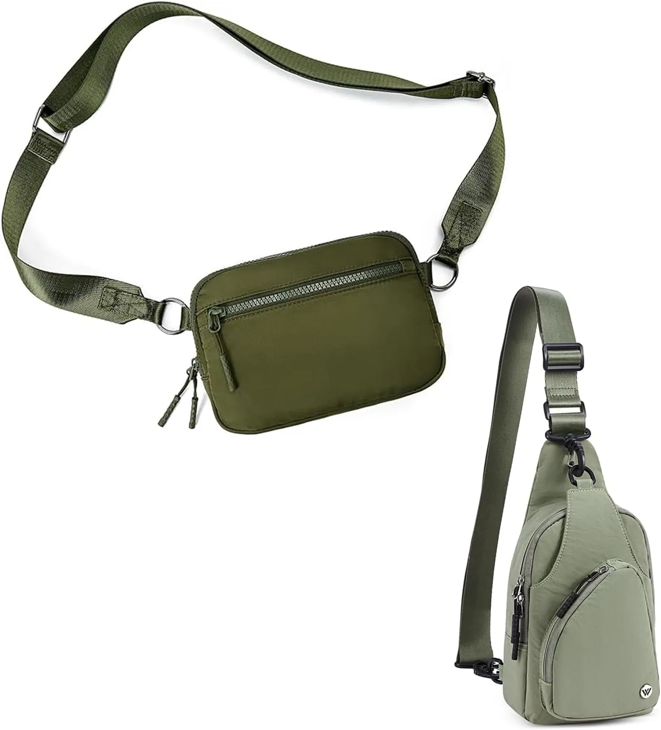 WESTBRONCO Small Crossbody Sling Bags for Women Nylon with Adjustable Strap