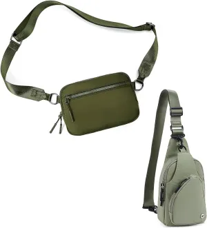 WESTBRONCO Small Crossbody Sling Bags for Women Nylon with Adjustable Strap