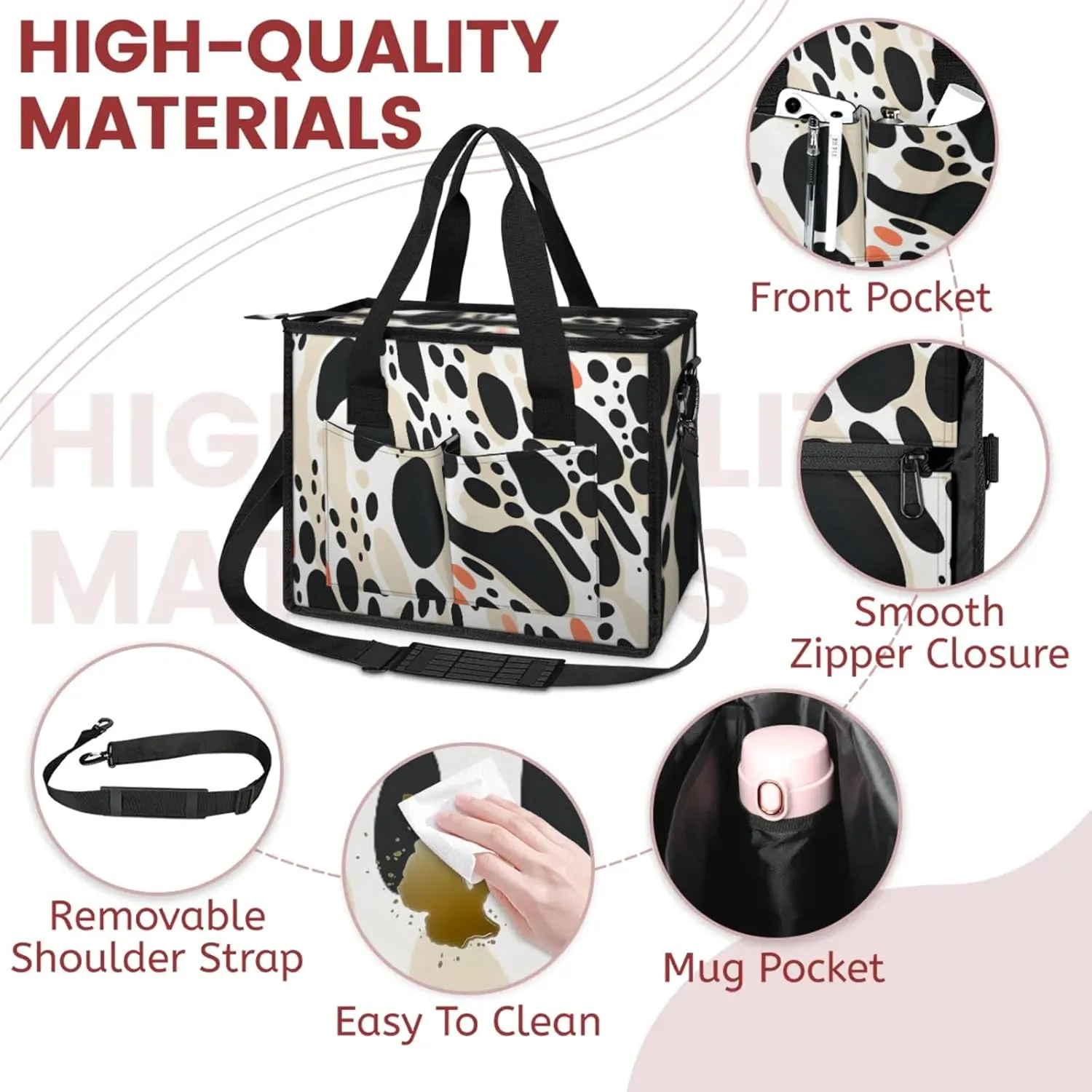 Women Fashion Tote Bag Wallet Shoulder Bags Set 3PCS Top Handle Satchel Purse Large Zippered Handbag Daily Use