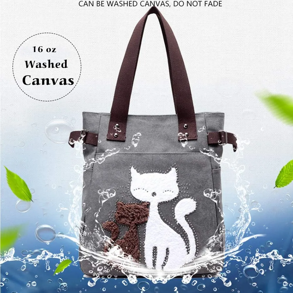 Women Hobo Handbags Canvas Casual Vintage Shoulder bag Daily Purse Tote Crossbody Shopper Bag