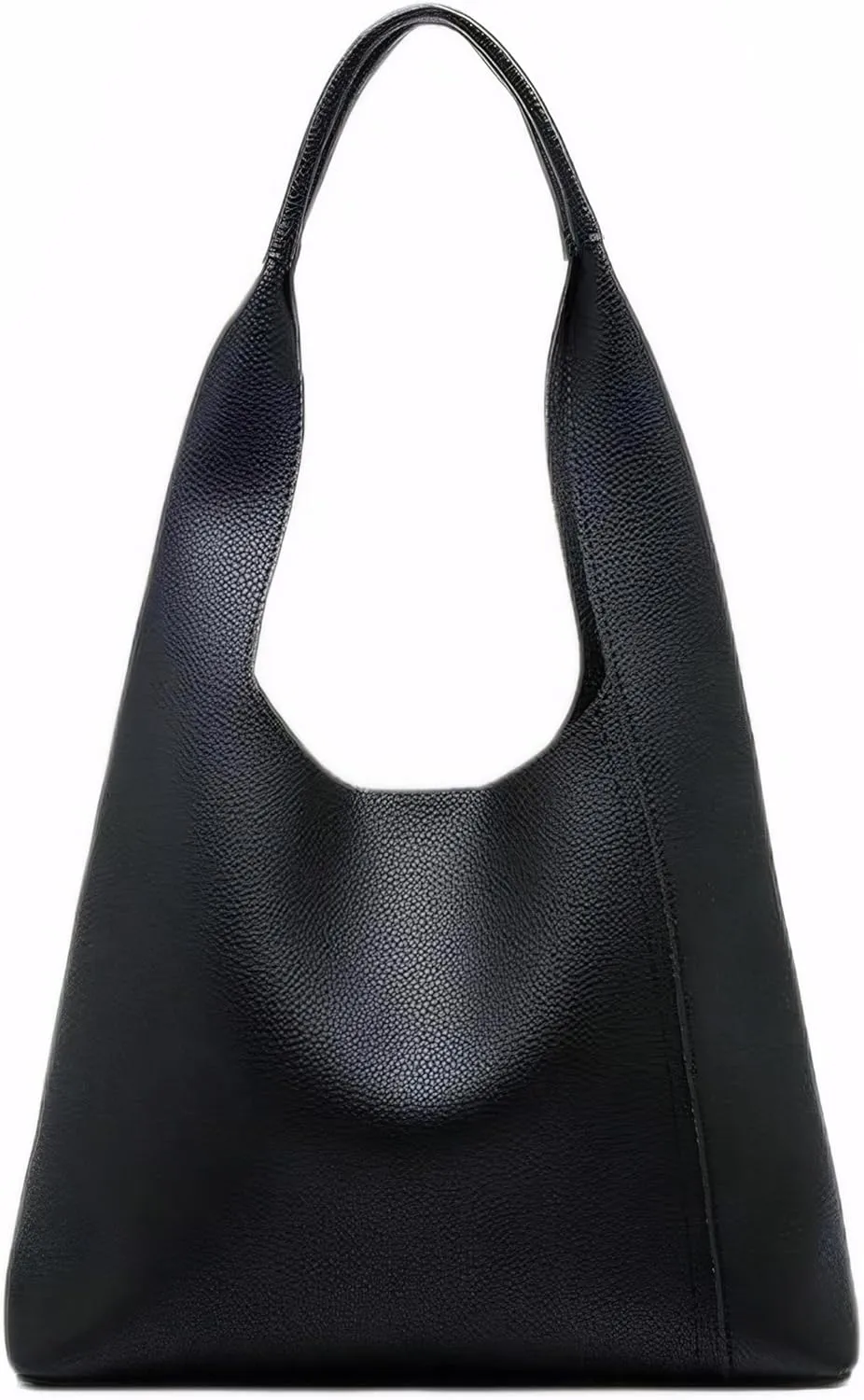Women Slouchy Hobo Bags Soft Vegan Leather Tote Bag Large Shoulder Purse 2pcs