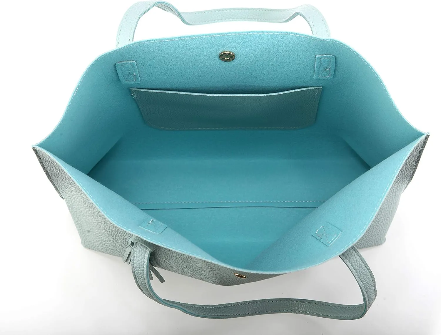 Women Tote Bags Top Handle Satchel Handbags PU Faux Leather Tote Bag with Tassel Shoulder Purse