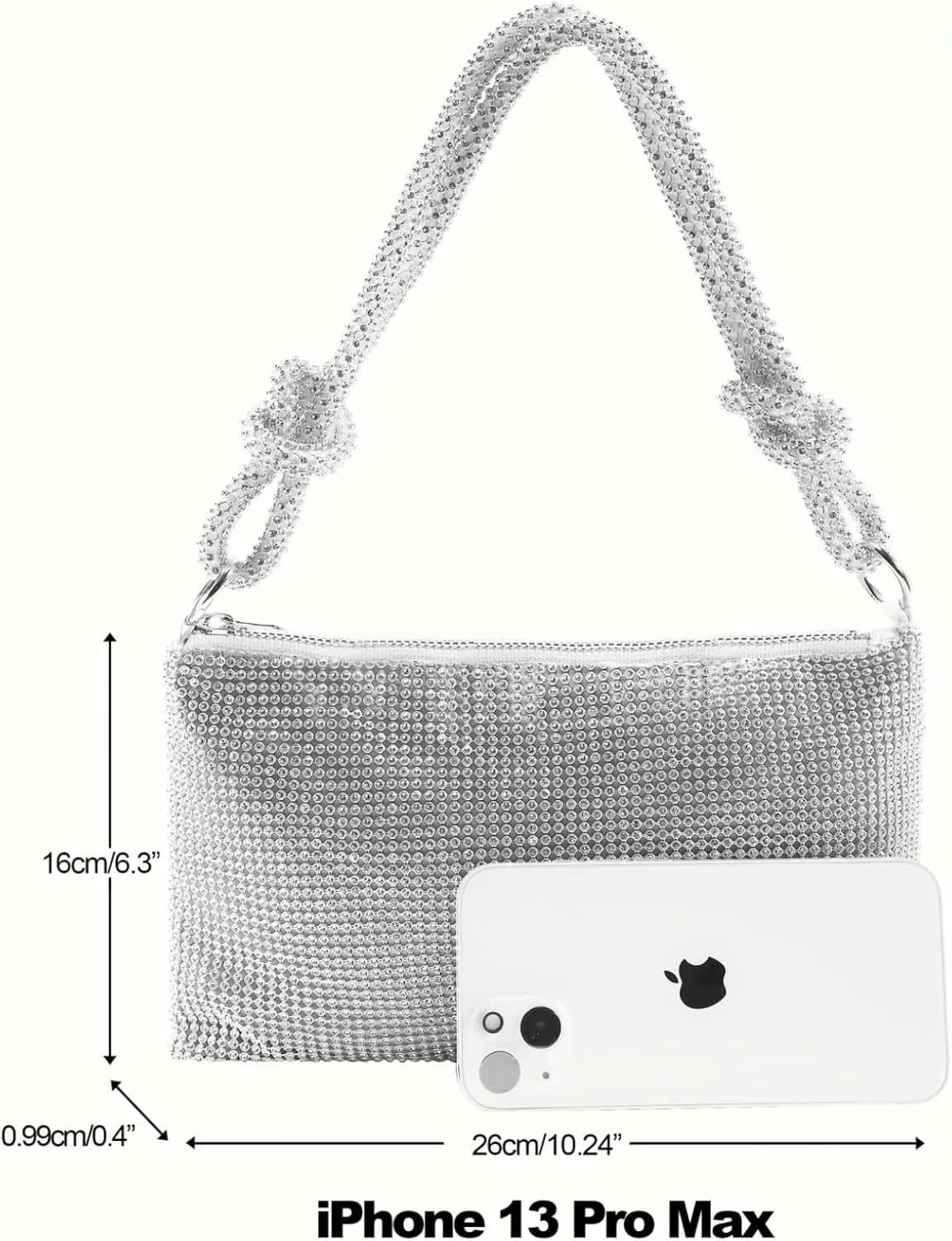 Women's Evening Bag Rhinestone Clutch Purses for Lady Party Tote Bag Prom Wedding Handbag