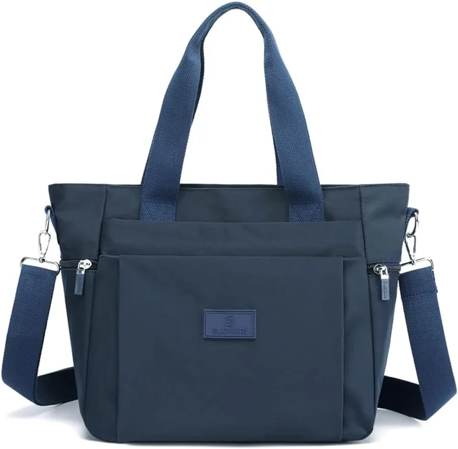 Women's Nylon Handbags Shoulder Bags Ladies Casual Top Handle Handbag Shopper Tote Purse