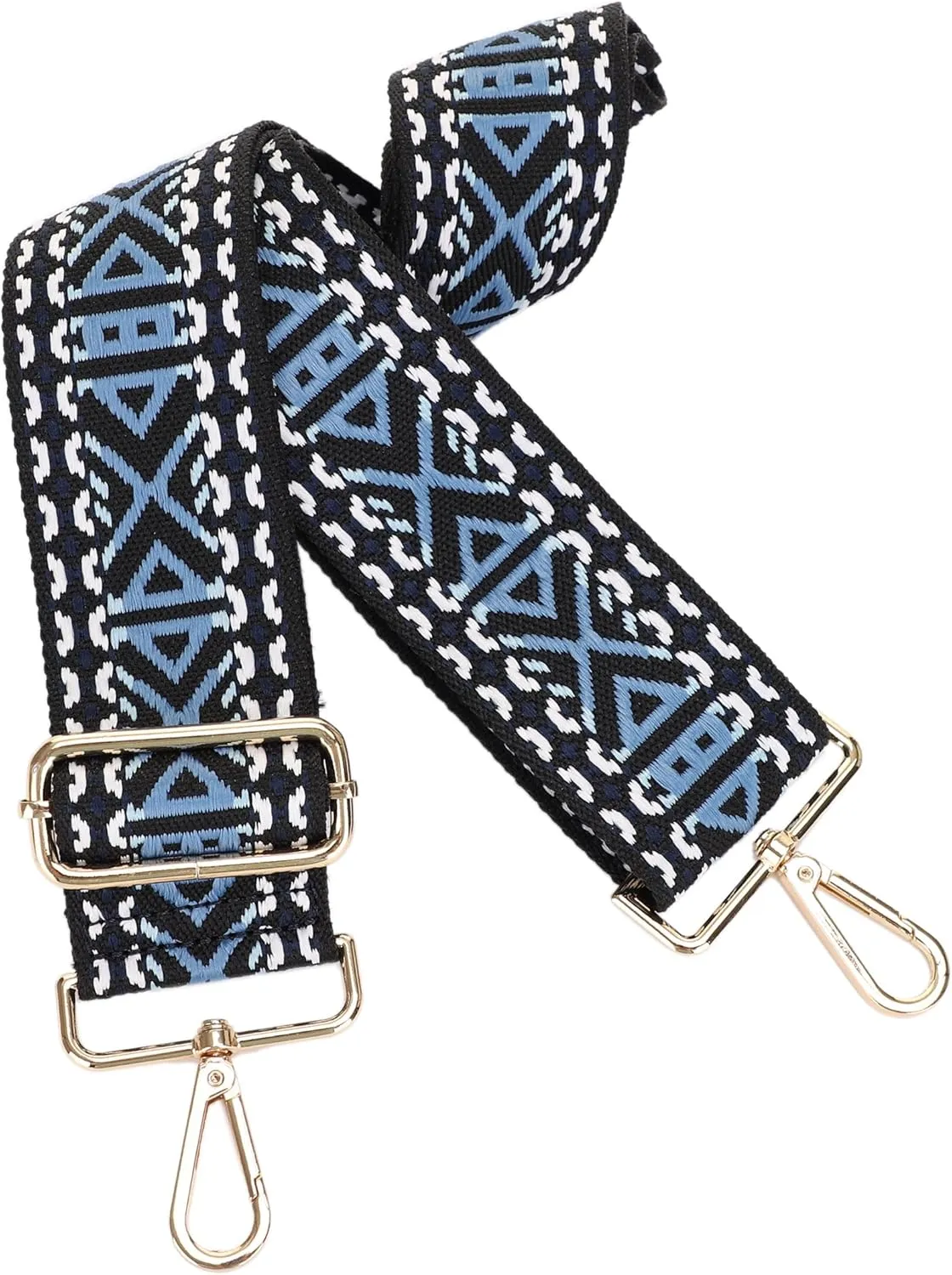 Women's Purse Strap Replacement Crossbody Handbag Shoulder Strap Adjustable, Embroidered Pattern_TRI10