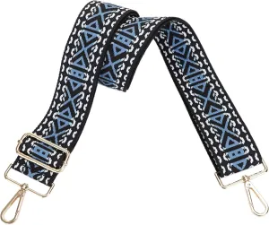 Women's Purse Strap Replacement Crossbody Handbag Shoulder Strap Adjustable, Embroidered Pattern_TRI10