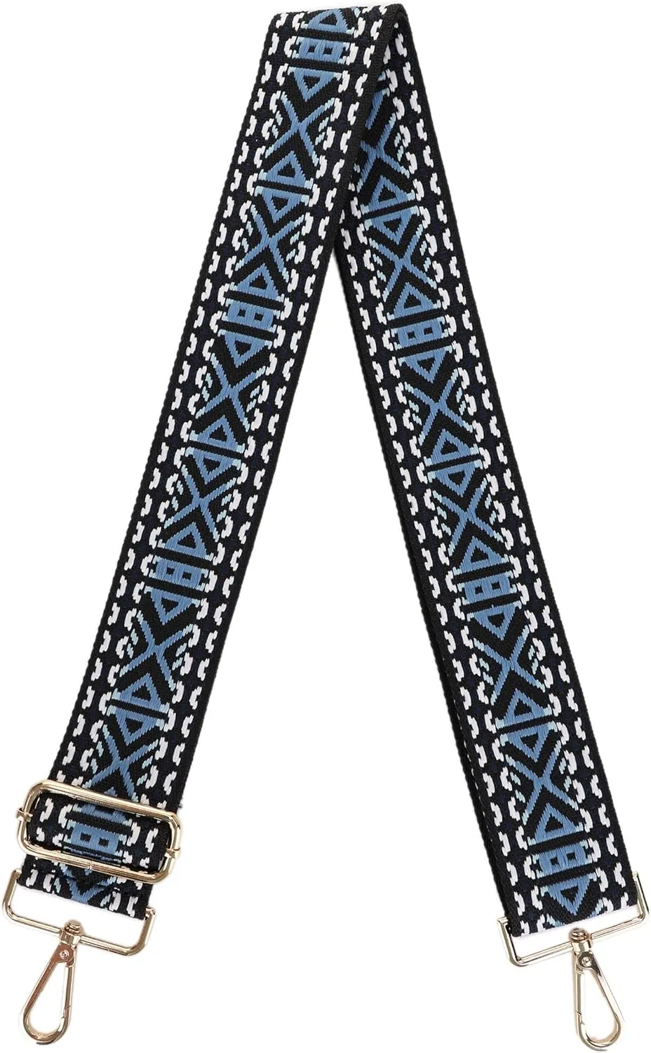 Women's Purse Strap Replacement Crossbody Handbag Shoulder Strap Adjustable, Embroidered Pattern_TRI10