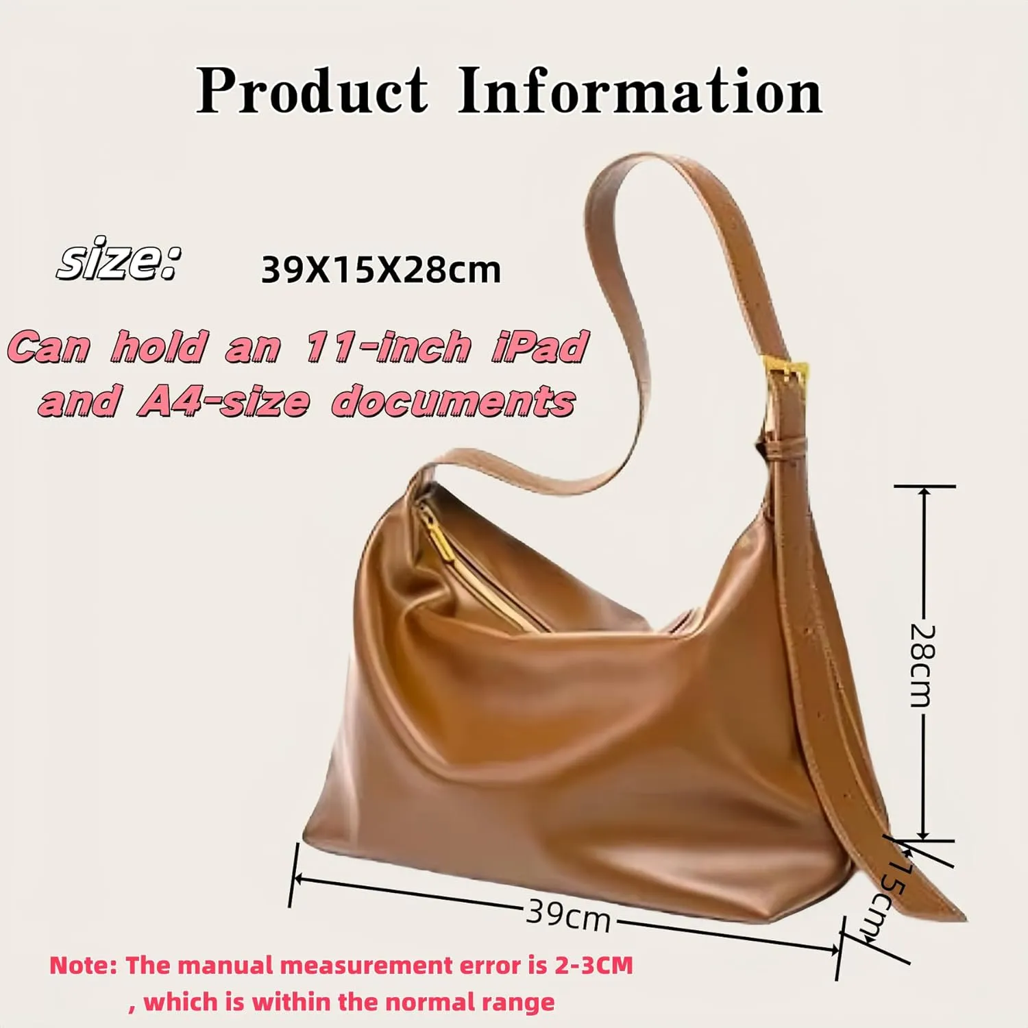 Women's Shoulder Handbags, Large Leather Tote Bag and Women's Tote Bag Purse Gift box packaging