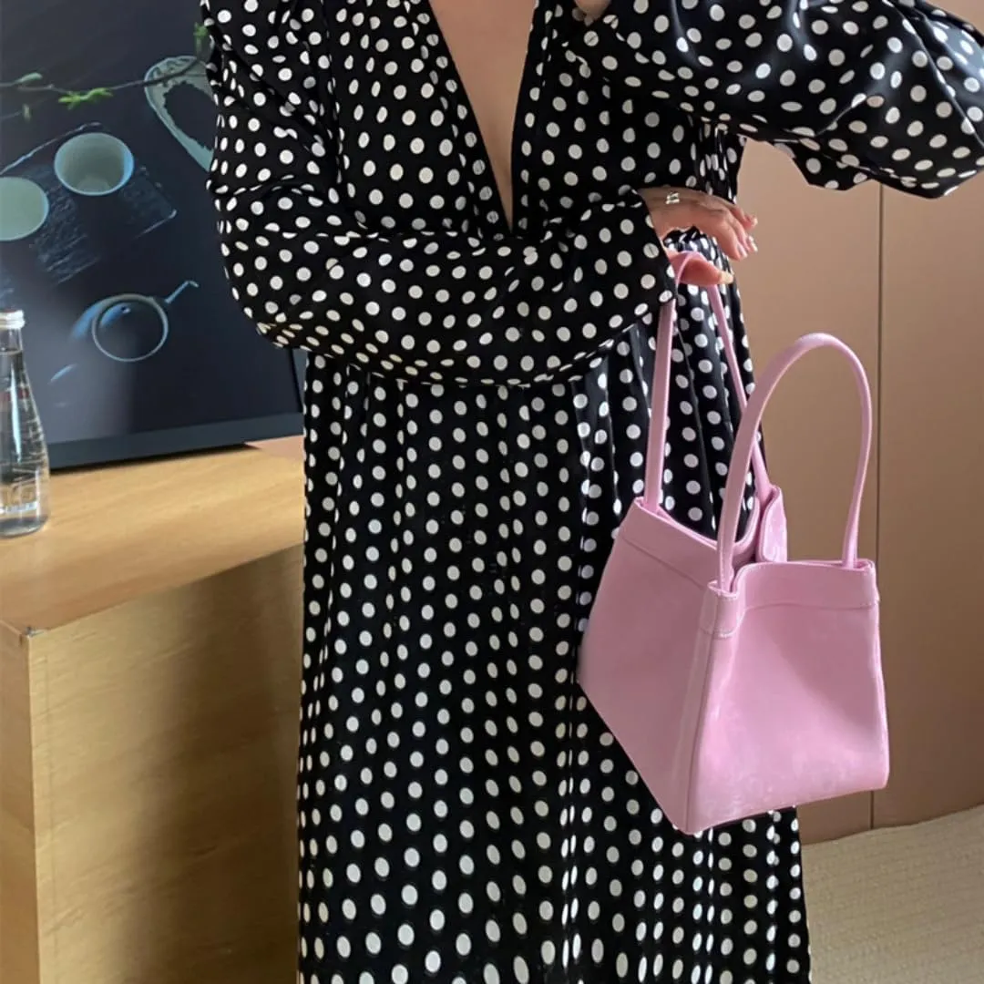 Womens Silk Soft Bucket Bag Neo Chinese Style Handbag Crossbody Satchel Lady Daily Small Shoulder Bag