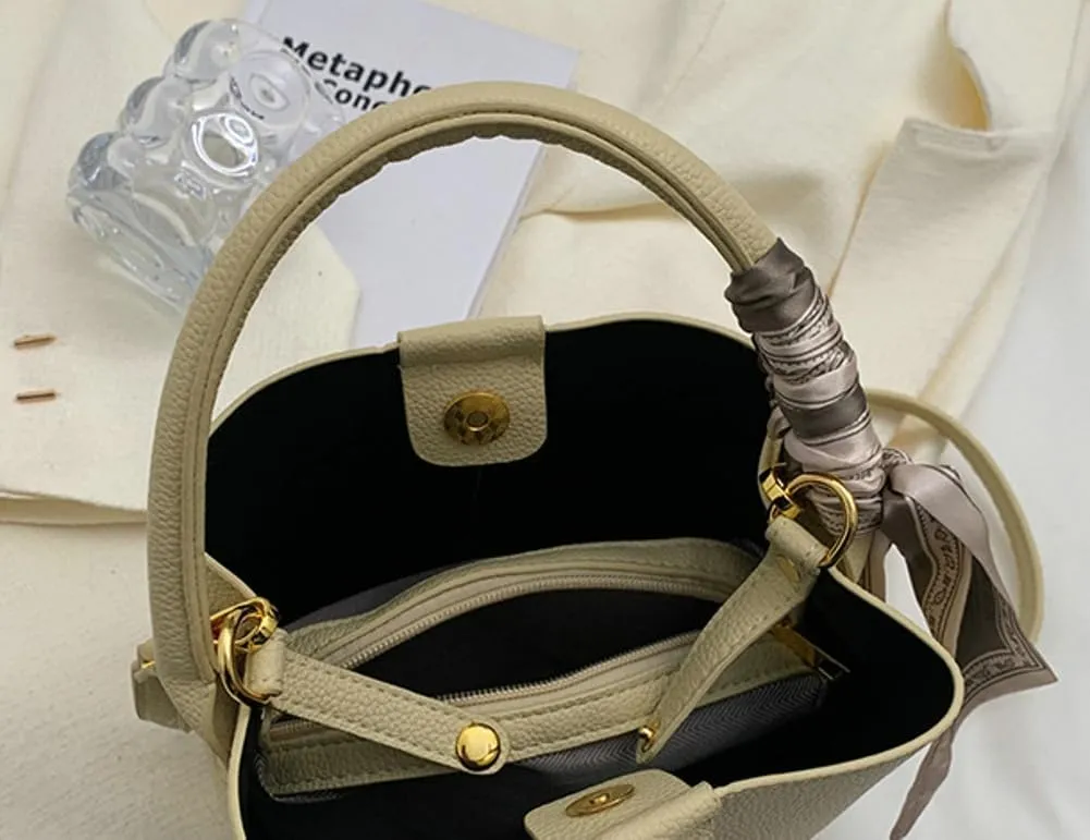 Women's Versatile Bucket Bag - Convertible Crossbody, Handbag, Tote, & Shoulder Bag for Everyday Use