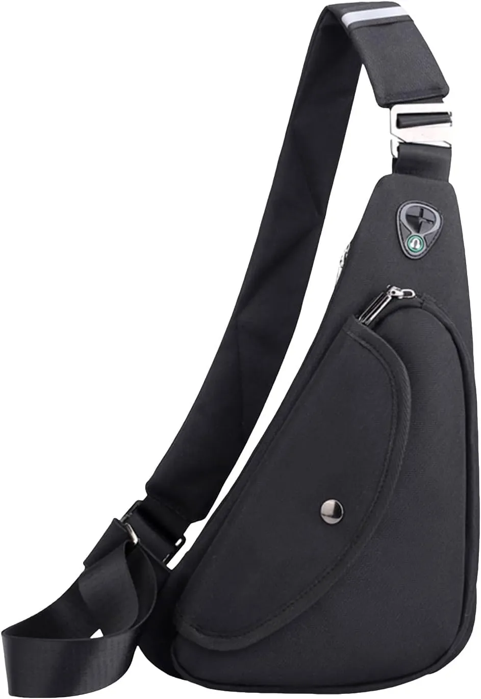 Women's Waterproof Leather Crossbody Purses Multifunction Practical Layered Backpacks Backpack Diaper Bag(Black)