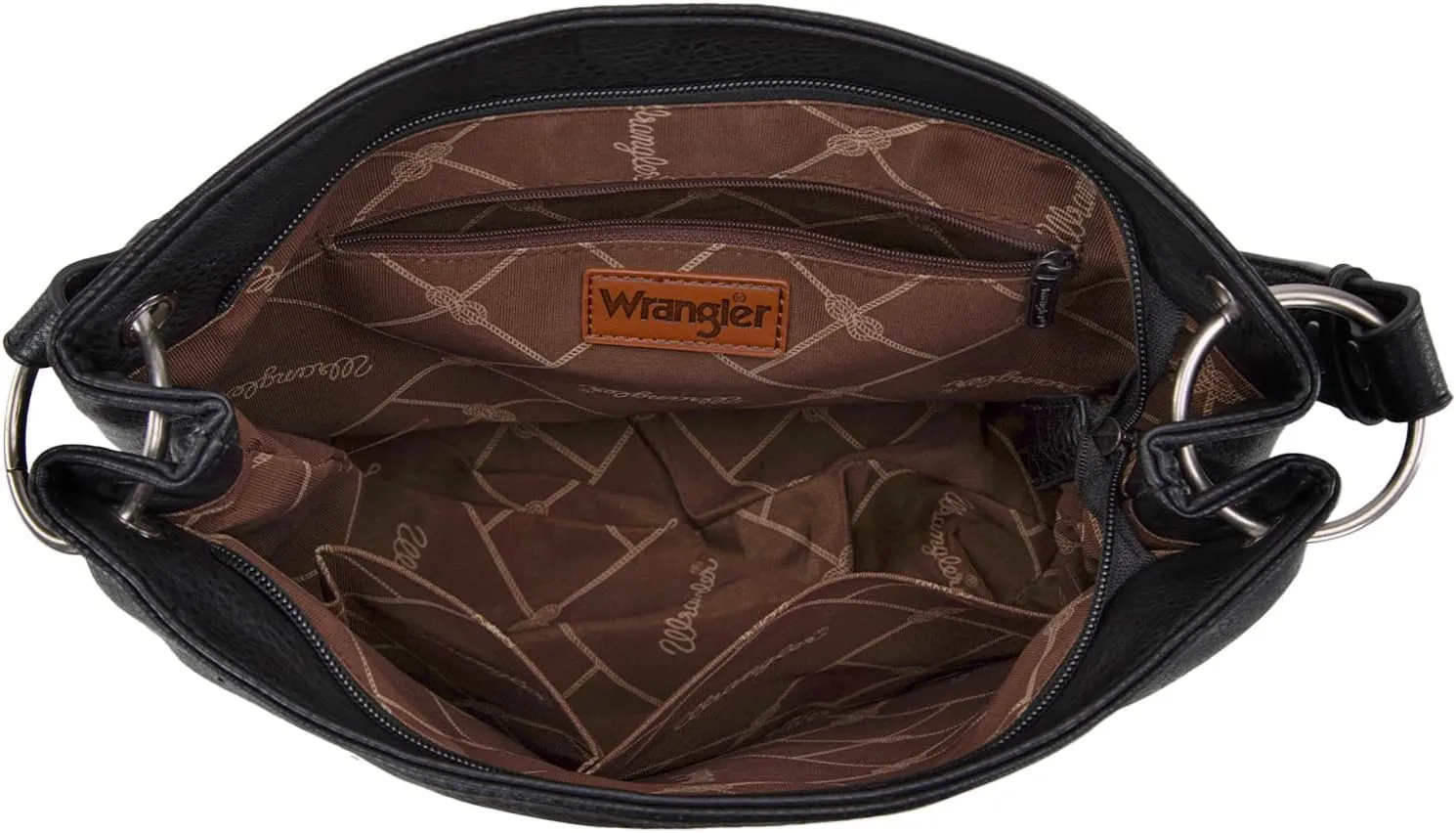 Wrangler Hobo Bags for Women Vegan Leather Top Handle Shoulder Purses and Handbags