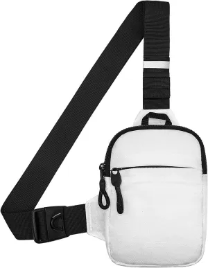 YAMEIZE Mini Crossbody Sling Bag - Trendy Small Chest Bag with Adjustable Strap for Men Women Multipurpose Daypack